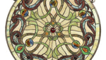 Classic Stained Glass Window Panel – 23.5