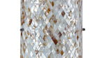 Shelley Mosaic Glass 1‑Light Sconce – Transitional Bathroom Lighting by Chloe