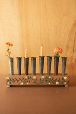 metal bud vases