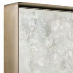 Brass Plated Brushed Redric Square Mirror