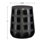 Stylish Patchwork garden stool for indoor and outdoor use