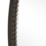 Transitional Style Wall Mirror – Bronze Oval Design