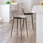 Zuo Modern - Tangiers Barstool Set of 2, 40.2