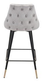 Zuo – Piccolo Gray Counter Stool, 36.4
