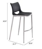 Zuo Modern Barstools Set of 2, 40.9