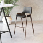 Zuo Modern 39 Inch Bar Height Chairs In Mid Century Style