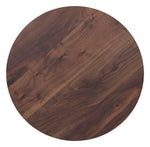 Faux Wood Round Dining Table for Modern Homes