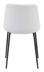 Contemporary White Dining Chairs for Home or Café