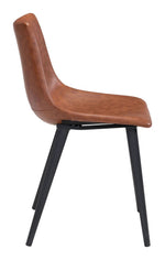 Upholstered Dining Chairs for Dining Room or Office – Brown