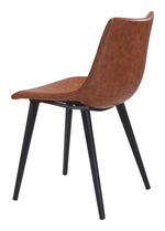 Industrial Style Dining Chairs – Brown and Black