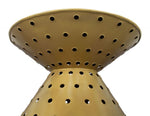 Modern Accent Coffee Table, Gold Iron Round by Zuo Modern