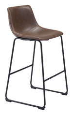 Upholstered Bar Stools Set for Counter or Bar Use by Zuo Modern