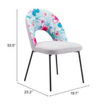 Colorful Velvet Dining Chairs with Black Steel Legs