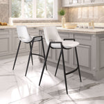 Zuo Desi White Counter Stools – 35.6