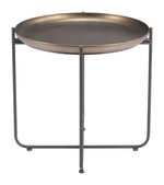 Lightweight Industrial Side Table – Bronson Bronze Steel