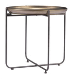 Indoor Decorative Side Table – Bronson Bronze Finish