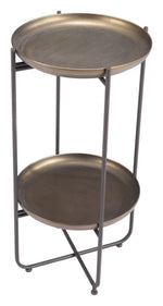 Indoor Decorative Side Table – Bronson Bronze Finish