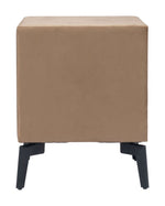 Modern Brown Side Table With Two Drawers – Montana By Zuo 19.7