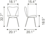 Boho Chic Dining Seating – Set of 2 Comfortable Chairs