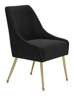 Gold Leg Velvet Dining Chair for Glamorous Interiors