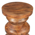 Mango Wood Walnut Side Table 21
