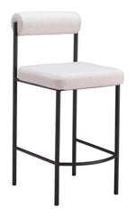 Zuo Modern Livorno Upholstered Counter Stool – 36.2