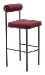 Zuo Modern Luxe Livorno Barstool 40.2