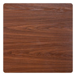 Valleta Brown Faux Wood Bar Table – Modern Indoor Dining Accent