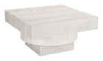 Trani Coffee Table – Modern Whitewashed Mango Wood Design