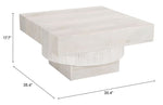 Minimalist Coffee Table – Natural Mango Wood Finish