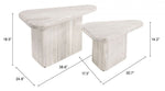 Indoor Accent Coffee Tables with Triangular Design