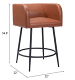 Zuo Modern Horbat Counter Stool Pair – 34.6