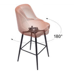 Zuo Modern – Keppel Swivel Bar Chair Set, 41.7