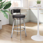 Zuo Modern – Gimsby Swivel Barstool Black, 38.2