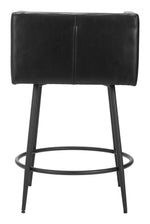 Stylish Counter Stool With Powder-Coated Steel Frame