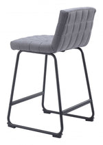 Contemporary Polyester Counter Seating With Tufted Upholstery