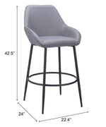 Zuo Modern – Vila Modern Barstools 42.5