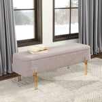 Lebreton Storage Bench – Modern Velvet Seating with Hidden Compartment