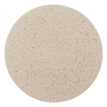 Modern Terrazzo Metal Table – Masko Beige Round Accent Furniture
