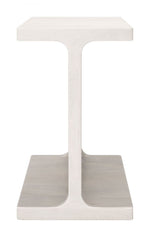 Rustic Chic Whitewashed Side Table