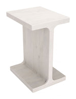 Compact Natural Wood Accent Table