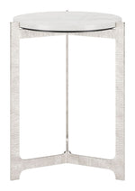 Contemporary Silver Base Table