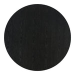 Round MDF & Rubberwood Coffee Table for Modern Glam Living Rooms