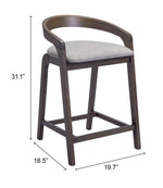 Stylish Fabric Counter Chairs for Dining or Lounge Areas