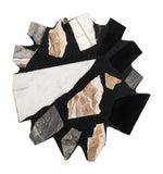 Modern Multicolor Terrazzo Side Table for Living Room