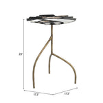Colorful Round Side Table for Bedroom or Lounge