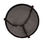 Contemporary Side Table with Recycled Glass Top