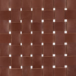 Brown woven pattern with white accents