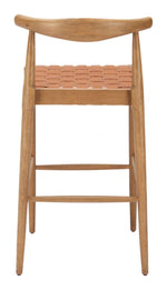100% Leather Barstool 40.6