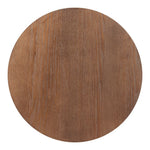 Compact Accent Table – Soft Leather-Texture Top
